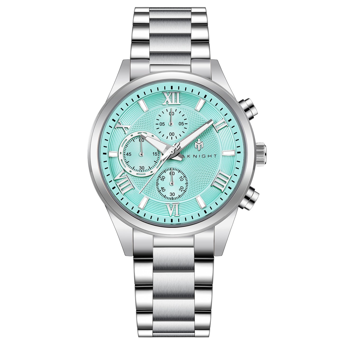 Men Watch Waterproof Stainless Steel Watch For Men Analog Chronograph Fashion Watch, Easy Read Men Dress Watch Luminous Watch Elegant Gift