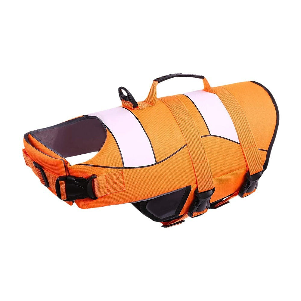 Pet Supplies Summer Dog Life Jacket Lightweight Adjustable Velcro Medium And Large Dog Swimwear